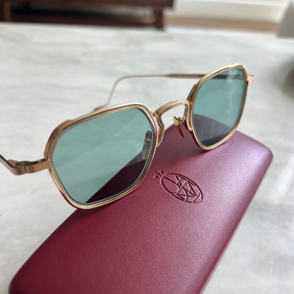 jacques marie mage GOLD titanium sunglasses